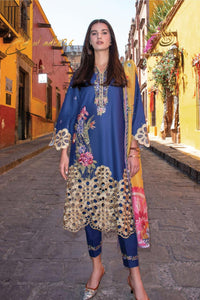 Hemline Odyssey Unstitched Lawn