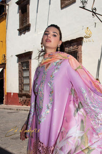 Hemline Odyssey Unstitched Lawn